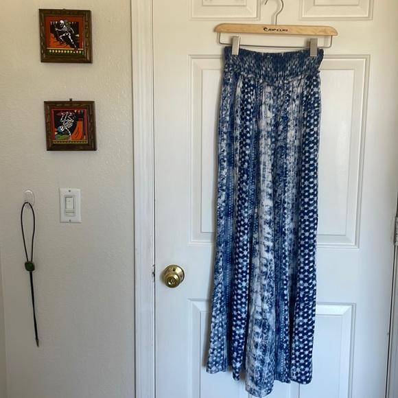 Surf Gypsy Shibori Wide Leg Beach Pants - Picture 1 of 7